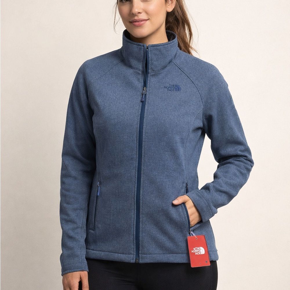 NWT The North Face Women's Heather Blue Ski Jacket small